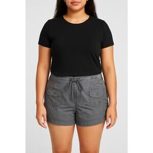 Younique Juniors Cargo Shorts Gray Size 11 (fits like Women’s 8/10)